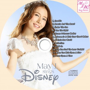 May J. sings Disney CDラベル