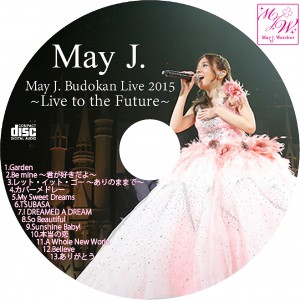 May J 武道館ライブ CDラベル