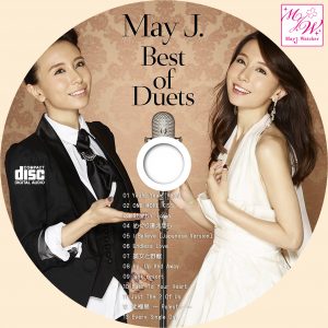 May J Best of Duets CDラベル