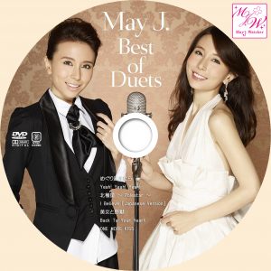 May J Best of Duets DVDラベル